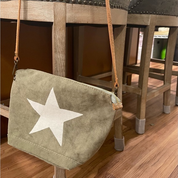 Light Army Green Crossbody Bag - Picture 2 of 6